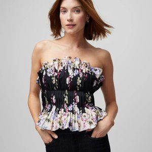 WHBM Floral Bustier NWT